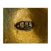 Cloisonn&eacute;- Email-Ei mit Frosch, 2. H&auml;lfte des 20. Jhdts.