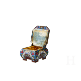 Cloisonn&eacute;-Email-Salzthron, 2. H&auml;lfte des 20. Jhdts.