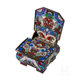 Cloisonn&eacute;-Email-Salzthron, 2. H&auml;lfte des 20. Jhdts.