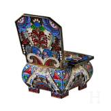 Cloisonn&eacute;-Email-Salzthron, 2. H&auml;lfte des 20. Jhdts.