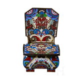Cloisonn&eacute;-Email-Salzthron, 2. H&auml;lfte des 20. Jhdts.