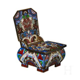 Cloisonn&eacute;-Email-Salzthron, 2. H&auml;lfte des 20. Jhdts.