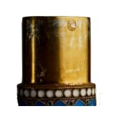Cloisonn&eacute;-Email-Zigarrenetui, 2. H&auml;lfte des 20. Jhdts.
