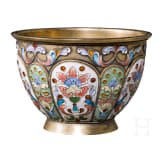 Cloisonn&eacute;-Email-Schale, Russland, 2. H&auml;lfte des 20. Jhdts.