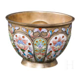 Cloisonn&eacute;-Email-Schale, Russland, 2. H&auml;lfte des 20. Jhdts.