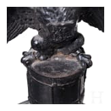 Ein paar seltene Kerzenleuchter in Form von russischem Doppeladler, wohl Russland Mitte 19 Jhdt.