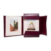 Prachtalbum &bdquo;Souvenir de Moscou" mit insgesamt 39 originalen Photochrom-Tafeln