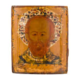 An icon showing Saint Nicholas of Myra, Russia, 17th century