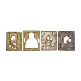 Four icon-oklads (two silver), Russia, 19th century