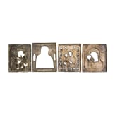 Four icon-oklads (two silver), Russia, 19th century