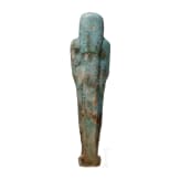 An ushabti made of faience, Late Period, mid-third of the 1st millennium B.C.