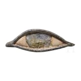 Bronze eye with alabaster inlay, Late Period, middle third of the 1st millennium B.C.