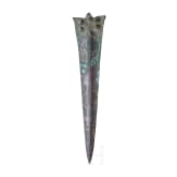 A bronze dagger blade with rivets, Luristan, late 2nd millenium B.C.
