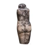 A rare androgynous stone idol, Near East, 3rd&ndash;2nd millennium BC