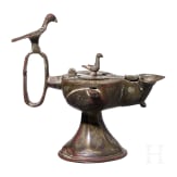 Bronze oil lamp, Rum-Seljuk, 12th &ndash; 13th century.