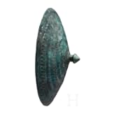 A monumental bronze phalera (shield fitting?), Villanovan culture, 9th &ndash; 8th century B.C.