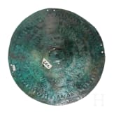 A monumental bronze phalera (shield fitting?), Villanovan culture, 9th &ndash; 8th century B.C.