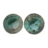 Two Bronze Phalerae (pectoral and dorsal armour) Italic, 6th &ndash; 5th Century B.C.
