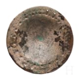 Bronze phalera (probably from breast armour - cardiophylax), Early Iron Age, 9th &ndash; 8th century B.C.