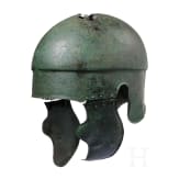 Chalkidischer Helm mit Wangenklappen, s&uuml;ditalisch, 4. Jhdt. v. Chr.