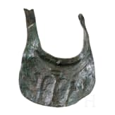 Two South Italian ornate peytrals for horses of a two-horse chariot, plus a simple breastplate, 5th &ndash; 4th century B.C.