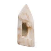 Alabaster aedicula with glass mirror insert as protection against evil, Roman eastern provinces, 1st&ndash;3rd century.