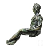 A Bronze Statuette of a Seated Faun, Roman, 1st &ndash; 2nd Century A.D.