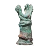A votive hand of the Jupiter Sabazius cult, Roman, 3rd century A.D.