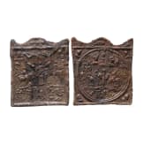 Two Votive Lead Plaques Depicting the Danubian Horsemen, Roman Balkan Provinces, 3rd Century A.D.