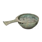 A Bronze casserole, Roman, 2nd century A.D.