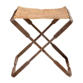 Roman folding chair in iron with silver inlays, 1st &ndash; 4th century A.D.