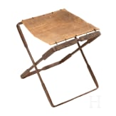 Roman folding chair in iron with silver inlays, 1st &ndash; 4th century A.D.