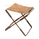 Roman folding chair in iron with silver inlays, 1st &ndash; 4th century A.D.