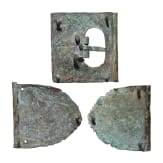 A late Roman belt fittings with chip-carved pattern, late 4th &ndash; early 5th century