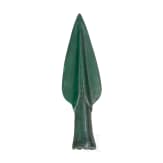 A bronze spearhead from the Urnfield period, 10th to 9th century B.C.
