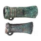 Two decorated axes from the Late Bronze Age, 10th century B.C.