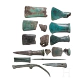 15 Late Bronze Age tools, 13th&ndash;10th century BC