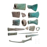 15 Late Bronze Age tools, 13th&ndash;10th century BC