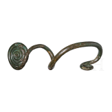 Heavy spiral ornament made of bronze, Middle Bronze Age of Southeastern Europe,16th&ndash;15th century BC.