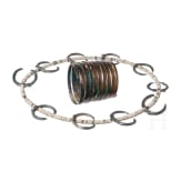 A Bronze Age jewelry set consisting of lunulae, beads, and spiral bracelet, 15th&ndash;14th century B.C.