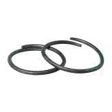 Two Hallstatt period bronze bracelets with fine ribs (stage D2), 6th century B.C.