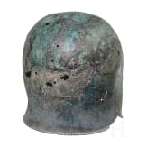 Modernes Pasticcio eines korinthischen Helms aus originalen Teilen verschiedener Helme zusammengesetzt