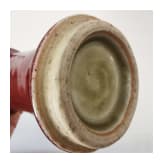 Kupferrot glasierte Vase, China, wohl 17./18. Jhdt.