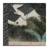 Rollbild mit Darstellung einer Berglandschaft, China, 20. Jhdt.