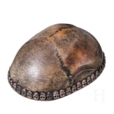 Kapala-Schale und Kette aus Sch&auml;delperlen (Mala), Tibet