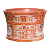 Pr&auml;kolumisches Gef&auml;&szlig; (Blutopfergef&auml;&szlig;), Guatemala, Tikal, Maya-Kultur, Klassische Periode, ca. 600 - 900 n. Chr.