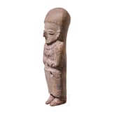 Gro&szlig;e pr&auml;kolumbische weibliche Tonfigur, Ekuador, wohl 500 - 1500 n. Chr.