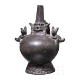 Pr&auml;kolumbisches Figurengef&auml;&szlig;, Peru, Lambayeque, Chimu-Kultur, wohl 11. - 15. Jhdt.
