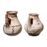 Zwei pr&auml;kolumbische Gef&auml;&szlig;e, Peru, wohl Chancay, 1200 - 1500 n. Chr.