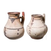 Zwei pr&auml;kolumbische Gef&auml;&szlig;e, Peru, wohl Chancay, 1200 - 1500 n. Chr.